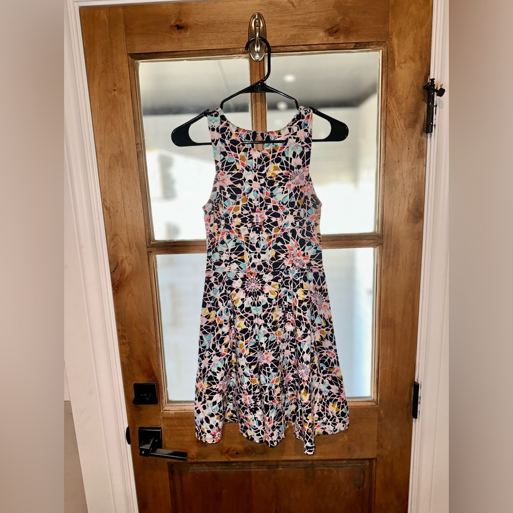 Small geometric multicolored dress